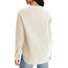 MEROKEETY Fall Long Sweaters for Women 2026 Trendy Long Sleeve Cute Knit Outfits Loose Fit Crewneck Work Casual Pullover(Beige)