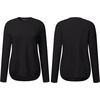 MEROKEETY Fall Long Sweaters for Women 2026 Trendy Long Sleeve Cute Knit Outfits Loose Fit Crewneck Work Casual Pullover(Black)