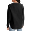 MEROKEETY Fall Long Sweaters for Women 2026 Trendy Long Sleeve Cute Knit Outfits Loose Fit Crewneck Work Casual Pullover(Black)