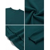 MEROKEETY Fall Long Sweaters for Women 2026 Trendy Long Sleeve Cute Knit Outfits Loose Fit Crewneck Work Casual Pullover(Tealgreen)