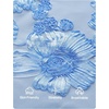 MEROKEETY Women’s Summer Floral Bodycon Maxi Dress 2026 Slit Mesh Sleeveless Formal Wedding Guest Cocktail Party Long Dresses(Blue)