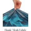 MEROKEETY Women’s 2026 Summer Floral Bodycon Dress Square Neck Sleeveless Ruffle Cocktail Mesh Beach Vacation Midi Dresses(Teal)