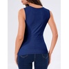MEROKEETY Women’s Summer Floral Sleeveless Tank Tops 2026 Trendy Mesh Going Out Business Casual Top Slim Fit Vacation Clothes(Navy)
