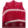 MEROKEETY Women’s Summer Swimsuit Coverup 2026 Bathing Suit Resort Wear Tie Front Crochet Knit Beach Vacation Cover Up Dress(Red)
