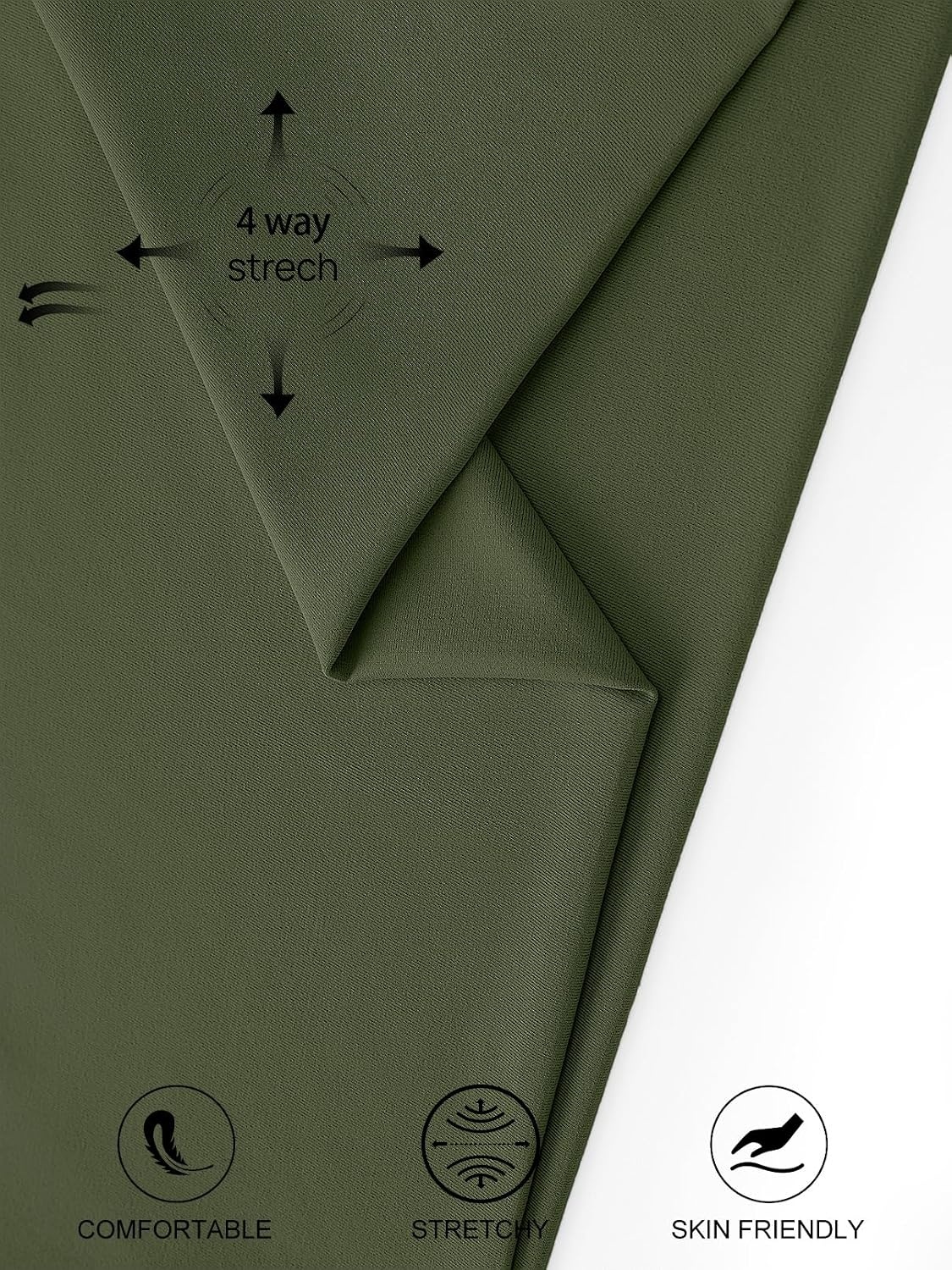 image:imageMEROKEETY Womens Off Shoulder Fall Long Sleeve Cocktail Party Mini Dresses Bodycon Dolman Sleeve Asymmetrical Ruched Waist High Waist Slim Fit Date Night Cocktail Party Y2K Club Short DressArmy Green