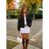 MEROKEETY Womens Cable Knit Cardigan Sweaters Trendy Button Up Long Lantern Sleeve Fall Sweater 2026 Open Front Coats(Black)
