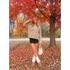 MEROKEETY Womens Cable Knit Cardigan Sweaters Trendy Button Up Long Lantern Sleeve Fall Sweater 2026 Open Front Coats(Sand)