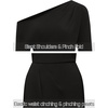 MEROKEETY Women’s Fall Off The Shoulder Wedding Guest Cocktail Maxi Dress | Long Sleeve, Ruched Waist, Fitted, Baby Shower, Date Night, Business Casual, Elegant, Formal Long Dresses, 2026 Winter(Black)