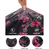 MEROKEETY Womens Fall Wedding Guest Floral Long Sleeve Bodycon Maxi Dress | 2026, Formal, V Neck, Ruffle Trim, Cocktail Party, Rehearsal Dinner, Bridal Shower, Baby Shower, Engagement, Long Dresses(Black)