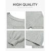 MEROKEETY Womens Fall Cozy Cute Heathered Knit Loose Pullover Sweaters 2026 | Ladies, Trendy, Winter, Relaxed Oversized Fit, Crew Neck, Casual, Long Sleeve, Slouchy, Warm, Holiday, Jumper Tops(Grey)