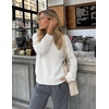 MEROKEETY Womens Fall Cozy Cute Heathered Knit Loose Pullover Sweaters 2026 | Ladies, Trendy, Winter, Relaxed Oversized Fit, Crew Neck, Casual, Long Sleeve, Slouchy, Warm, Holiday, Jumper Tops(Offwhite)
