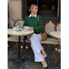 MEROKEETY Womens Fall Cozy Cute Heathered Knit Loose Pullover Sweaters 2026 | Ladies, Trendy, Winter, Relaxed Oversized Fit, Crew Neck, Casual, Long Sleeve, Slouchy, Warm, Holiday, Jumper Tops(Dark Green)