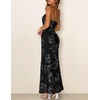 MEROKEETY Women’s Summer Floral Wedding Guest Cocktail Maxi Dress | Strapless, Tube Top, Mesh, Bodycon, Lined, Mermaid, 2026 Summer Dress, Formal Elegant, Prom, Baby Shower, Party Long Dress(Black)