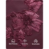 MEROKEETY Women’s Summer Floral Wedding Guest Cocktail Maxi Dress | Strapless, Tube Top, Mesh, Bodycon, Lined, Mermaid, 2026 Summer Dress, Formal Elegant, Prom, Baby Shower, Party Long Dress(Burgundy)