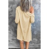 MEROKEETY Womens Summer Lightweight Long Cardigan 2026 Open Front Pockets | Long Sleeve, Button Down, Light Cardigan Sweaters, Loose Outwear, Beach Vacation Cover Up, Trendy Outfits, Fashion Clothes(Apricot)