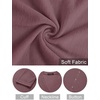 MEROKEETY Womens Summer Lightweight Long Cardigan 2026 Open Front Pockets | Long Sleeve, Button Down, Light Cardigan Sweaters, Loose Outwear, Beach Vacation Cover Up, Trendy Outfits, Fashion Clothes(Maroon)