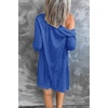 MEROKEETY Womens Summer Lightweight Long Cardigan 2026 Open Front Pockets | Long Sleeve, Button Down, Light Cardigan Sweaters, Loose Outwear, Beach Vacation Cover Up, Trendy Outfits, Fashion Clothes(Royal)