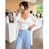 MEROKEETY Womens Summer Lightweight Long Cardigan 2026 Open Front Pockets | Long Sleeve, Button Down, Light Cardigan Sweaters, Loose Outwear, Beach Vacation Cover Up, Trendy Outfits, Fashion Clothes(White)