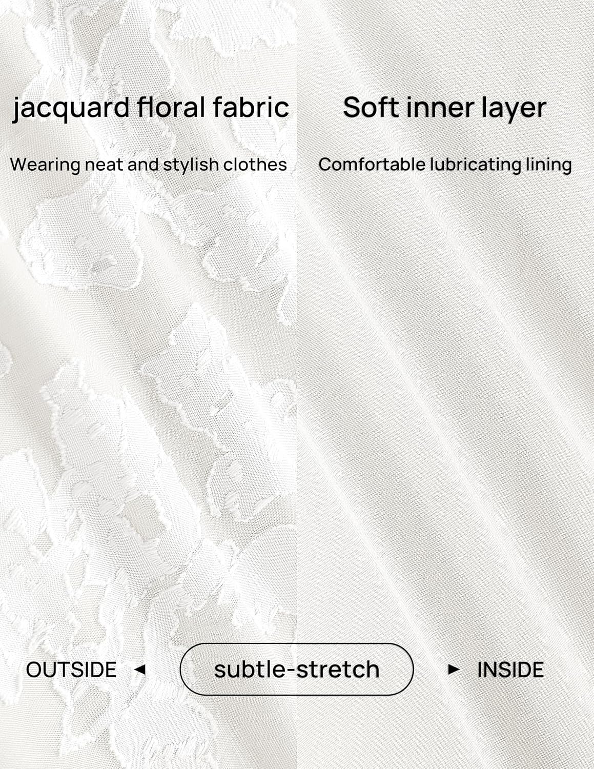 image:imageMEROKEETY Womens Long Sleeve Floral Ruched Fall Wedding Guest Dress 2026 Formal Maxi Dress Square Neck Mermaid Hem Stretchy Lined Bodycon Cocktail Party Baby Shower Bridal Holiday dressWhite
