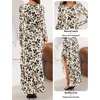 MEROKEETY Women’s Fall Wedding Guest Cocktail Formal Maxi Dresses | Long Sleeve, Floral, Boat Neck, Bodycon, Asymmetric Ruffle Hem, Mesh, Sexy High Slit, Bridesmaid, Dinner, 2026 Long Dress(Apricot)