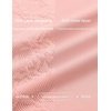 MEROKEETY Women’s Lace Off The Shoulder Wedding Guest Maxi Dress 2026 | Floral Jacquard, Bell Long Sleeve, Fitted, Bodycon, Ruched, Lined, Elegant Formal Outfifs, Cocktail Party Date Night Dresses(Pink)