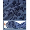 MEROKEETY Women’s Off Shoulder Bodycon Fall 2026 Party Formal Maxi Dress | Wedding Guest Cocktail, Bell Long Sleeve, Floral Mesh, Ruched Bust, 2026 Winter, Elegant Sexy Trendy, Date Night Club Dresses(Dusty Blue)