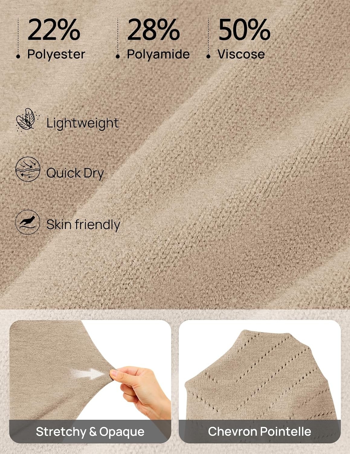 image:imageMEROKEETY Womens Fall Lightweight Sweater Long Sleeve Eyelet Pullover Tops 2026 Ladies Winter Cute Trendy Crewneck Pointelle Balloon Sleeves Ribbed Hem Casual Knit Fashion Outfit ClothesApricot