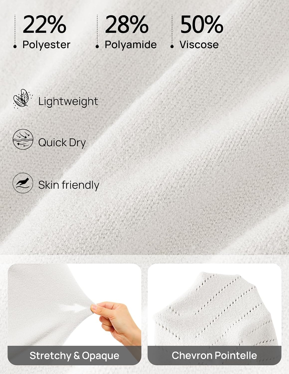 image:imageMEROKEETY Womens Fall Lightweight Sweater Long Sleeve Eyelet Pullover Tops 2026 Ladies Winter Cute Trendy Crewneck Pointelle Balloon Sleeves Ribbed Hem Casual Knit Fashion Outfit ClothesWhite