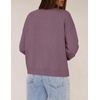 MEROKEETY Women’s Fall Floral Button Up Lightweight Cardigan Sweater Trendy | Long Sleeve, 3D Flowers, Ribbed Knit Details, Soft Fabric, Loose Fit Outfits, Warm Cozy Sweaters, 2026 Winter Clothes(Purple)
