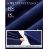 MEROKEETY Women’s Fall Formal Long Sleeve Velvet Maxi Dress 2026 Bodycon | Boat Neck, Side Slit, Ruched Details, Solid, Elegant, Wedding Guest, Cocktail Party, Holiday, Event, Dinner, Fashion(Navy)