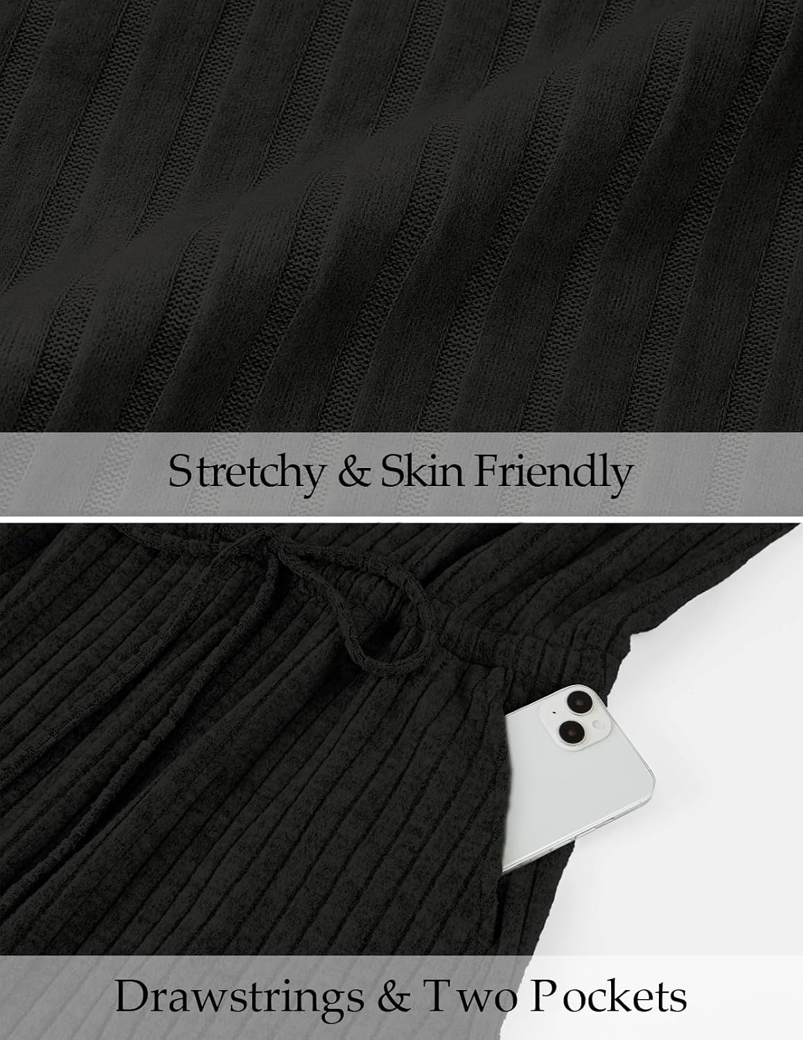 image:imageMEROKEETY Womens Summer Cap Sleeve TShirt Mini Dress 2026 V Neck Stretchable Tie Waist Cinched Beach Vacation Shirt Sundress Pockets Casual Travel Boat OutfitBlack