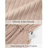 MEROKEETY Women’s Summer Cap Sleeve T-Shirt Mini Dress | 2026, V Neck, Stretchable, Tie Waist, Cinched, Beach Vacation, Shirt Sundress, Pockets, Casual, Travel Boat Outfit(Apricot)