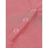 MEROKEETY Womens 2026 Summer Short Sleeve Tops Casual T Shirts | V Neck, Ribbed Knit, Henley, Button Down, Trendy Fashion Basic Tee Shirts Blouses, Going Out Outfits Clothes(Darkpink)