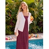 MEROKEETY Women’s Summer Maxi Dress Boho Spaghetti Straps Sundress | Sleeveless, Casual, Floral Lace Eyelet, Fully Lined, Flowy, A Line, Cute, Trendy, Long Dress for Beach Vacation, Travel(Wine)