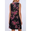 MEROKEETY Womens Casual Summer Sleeveless Tank Contrast Sun Dress 2026 | Knee Length, Rayon, Jersey, Soft, Beach, Vacation, Striped Trim, Crewneck, Petite, Short Shift Dresses, Swing Sundresses(Blackfloral)