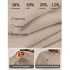 MEROKEETY Women’s Fall Long Sleeve Button Casual Pullover Sweater | Crew Neck, Ribbed Knit, Decorative Gold Buttons, Relaxed Fit, Solid Color, Business Casual, Work, 2026 Winter Outfits(Camel)