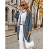 MEROKEETY Cardigan Sweaters for Women Oversized Long Cardigans Fall Outfits | Waffle Knit, Batwing Long Sleeve, Loose Fit, Open Front, Slouchy Casual Outwear, Cozy Sweater Coat, Winter Clothes(Dusty Green)