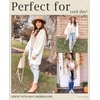 MEROKEETY Womens 2026 Fall Long Sleeve Chunky Knit Cardigan Sweaters | Open Front, Oversized, Lantern Sleeve, Chunky Trendy Cardigan Outerwear, Fashion Winter Outfits Coats(Beige)