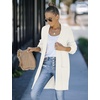 MEROKEETY Womens 2026 Fall Long Sleeve Chunky Knit Cardigan Sweaters | Open Front, Oversized, Lantern Sleeve, Chunky Trendy Cardigan Outerwear, Fashion Winter Outfits Coats(Beige)