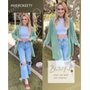 MEROKEETY Womens 2026 Fall Long Sleeve Chunky Knit Cardigan Sweaters | Open Front, Oversized, Lantern Sleeve, Chunky Trendy Cardigan Outerwear, Fashion Winter Outfits Coats(Sage)