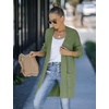 MEROKEETY Womens 2026 Fall Long Sleeve Chunky Knit Cardigan Sweaters | Open Front, Oversized, Lantern Sleeve, Chunky Trendy Cardigan Outerwear, Fashion Winter Outfits Coats(Green)