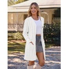 MEROKEETY Women’s Fall Cable Knit Button Long Cardigan Sweater | Button Front, Long Sleeve, Chunky Knit, Open Front, V Neck, Loose Fit, Side Pockets, 2026 Winter, Casual outerwear(Beige)