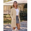 MEROKEETY Women’s Fall Cable Knit Button Long Cardigan Sweater | Button Front, Long Sleeve, Chunky Knit, Open Front, V Neck, Loose Fit, Side Pockets, 2026 Winter, Casual outerwear(Apricot)