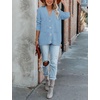 MEROKEETY Womens Fall Cable Knit Button Up Oversized Light Cardigan Sweater | Winter, Cozy, Lightweight, Warm, Cute, Trendy, Open Front, Button Down, Hip Length, Layering, Long Sleeve Coat, With Pockets(Blue)