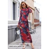 MEROKEETY Womens Fall Long Sleeve Floral Wedding Guest Maxi Dress | 2026 Bodycon, Mesh, Slim Fit, Winter Cocktail Party, Semi Formal, Birthday, Date Night, Prom Elegant Long Dresses(Neon)