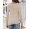 MEROKEETY Womens Fall Sweaters Trendy 2026 Tie Front Cinched Waist Tops(Oatmeal)