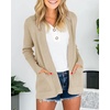 MEROKEETY Women’s Fall Winter Lightweight Cardigans Sweater(Apricot)