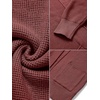 MEROKEETY Women’s Fall Winter Lightweight Cardigans Sweater(Brickred)