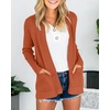 MEROKEETY Women’s Fall Winter Lightweight Cardigans Sweater(Caramel)