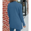 MEROKEETY Women’s Fall Winter Lightweight Cardigans Sweater(Dustyblue)